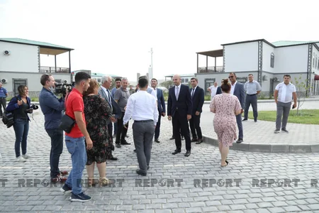 Zəngilanın Ağalı kəndinin sakinləri olan 10 ailə doğma yurduna çatıb