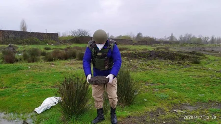 Lənkəranda mina və əl qumbaralarının partladıcısı tapıldı