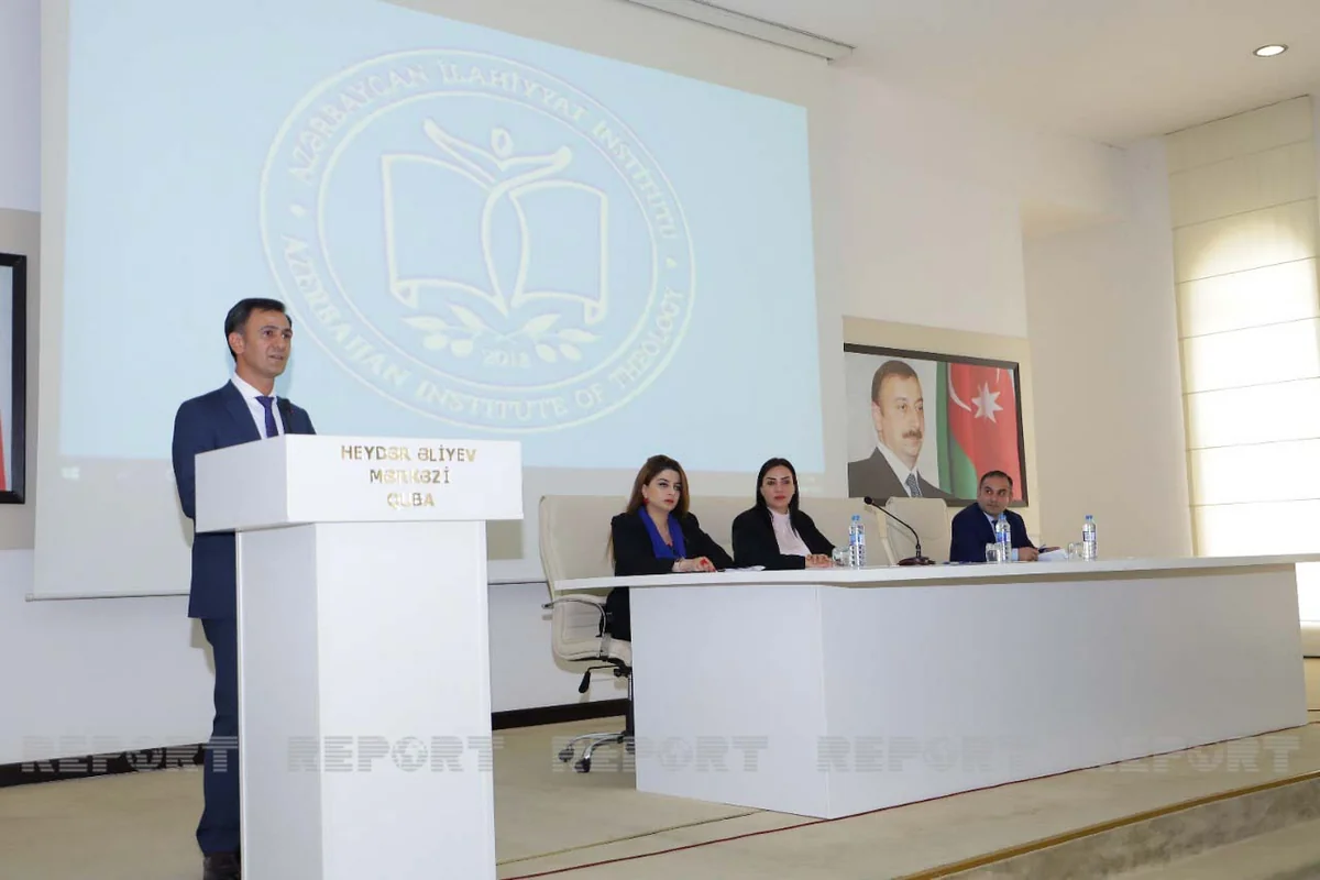 İlahiyyat İnstitutunun pedaqoji kollektivi Qubada gənclərlə görüş keçirib