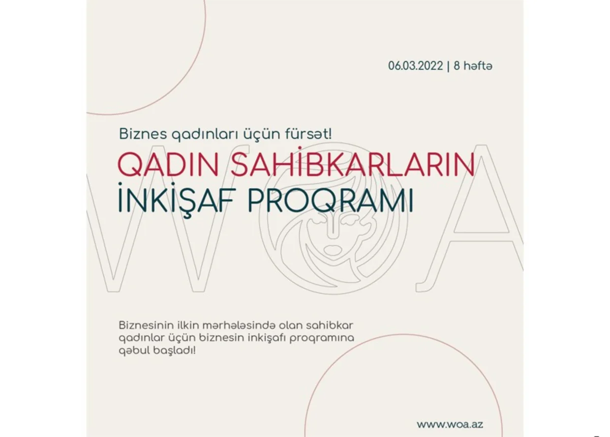 “Kapital Bank” “Qadın sahibkarların inkişafı proqramı”na dəstək verir