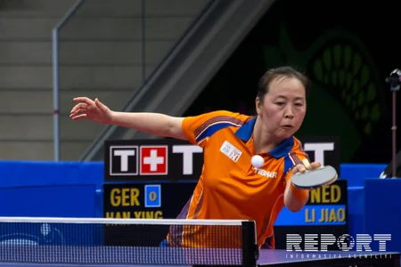 Stolüstü tennis yarışmasında qadınlar arasında qızıl medal uğrunda mübarizə başa çatıb - FOTOREPORTAJ