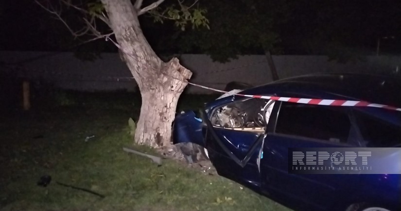 Oğuz rayonunda ölümlə nəticələnən yol qəzası baş verib