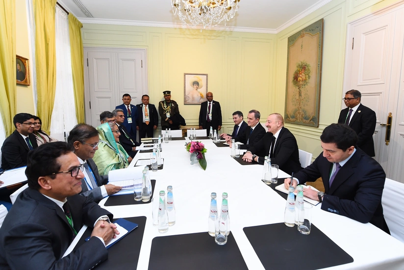 Prezident İlham Əliyev Münxendə Banqladeşin Baş naziri ilə görüşüb - YENİLƏNİB