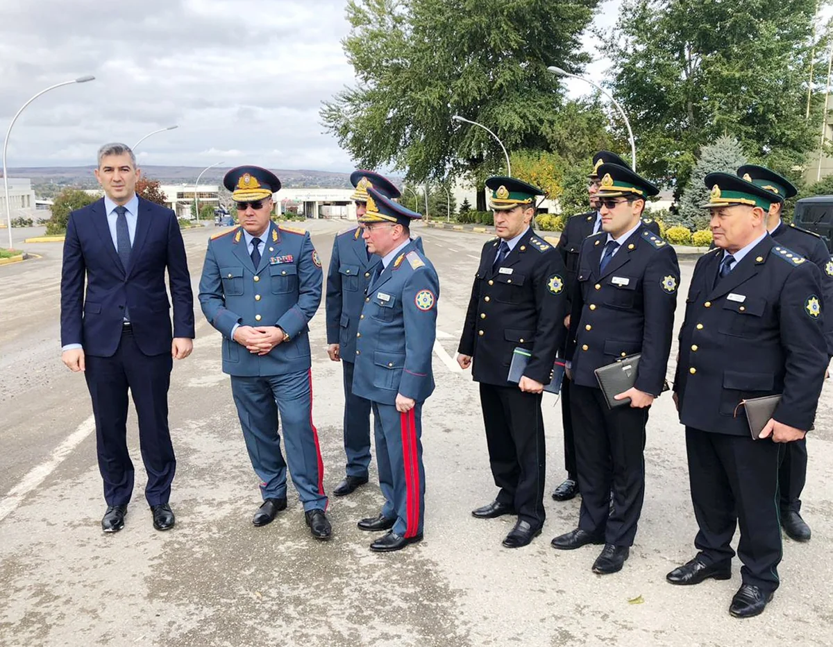 Samur çayı üzərində yeni körpünün inşası ilə əlaqədar görülən işlərə baxış keçirilib