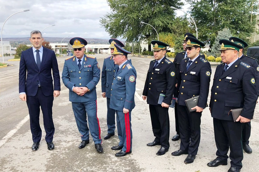 Samur çayı üzərində yeni körpünün inşası ilə əlaqədar görülən işlərə baxış keçirilib