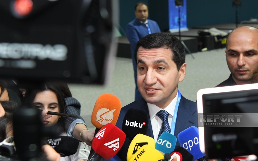 Hikmət Hacıyev: Təəssüf ki, Ermənistan COP29-da iştirak etmir