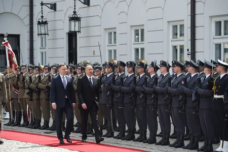 Official welcome ceremony held for President Ilham Aliyev in Warsaw