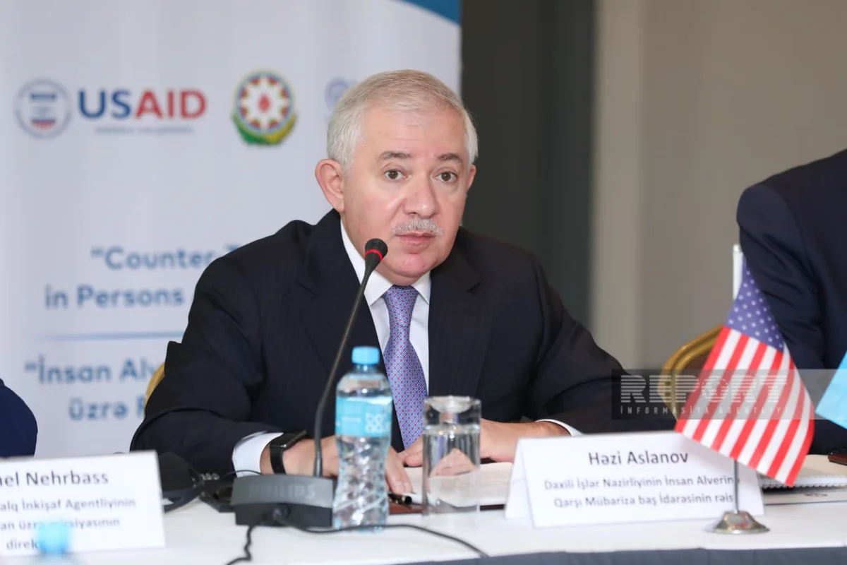 Həzi Aslanov: 17 ildə 2 098 insan alveri və məcburi əməyə cəlb olunma cinayəti qeydə alınıb