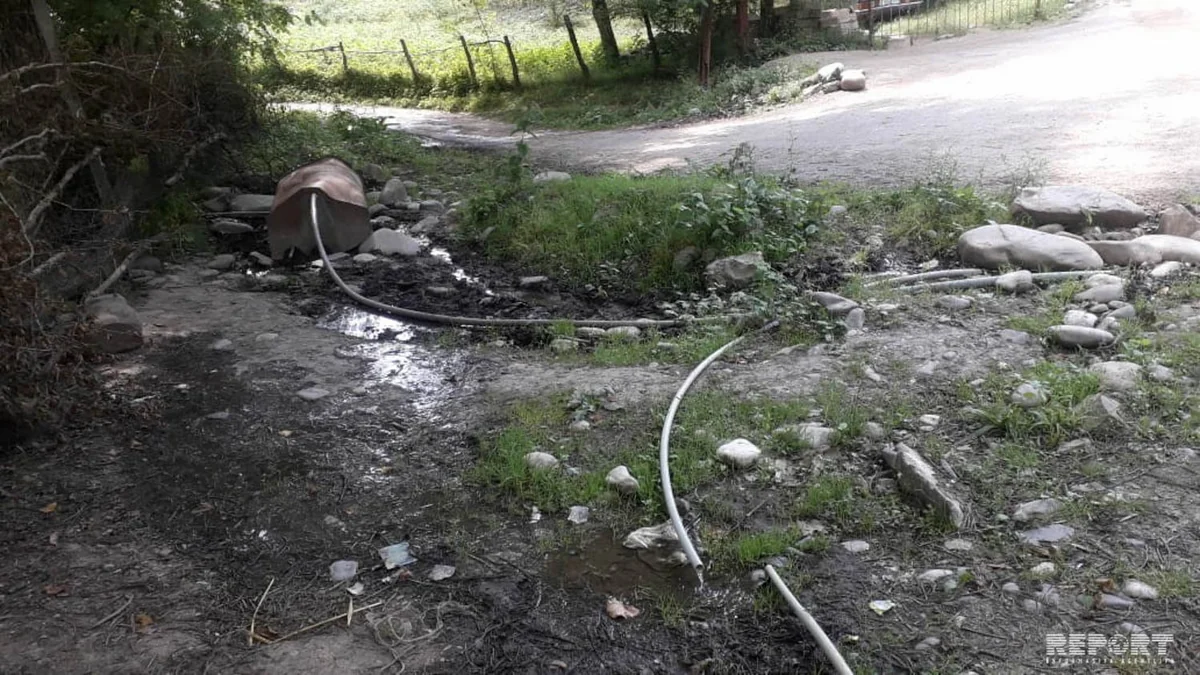 Qubanın Küpçal kəndinin sakinləri 3 ildir susuzdur - VİDEOREPORTAJ