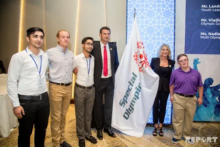 Beynəlxalq Xüsusi Olimpiya Komitəsinin 50 illik yubileyi Bakıda qeyd olunur - FOTO
