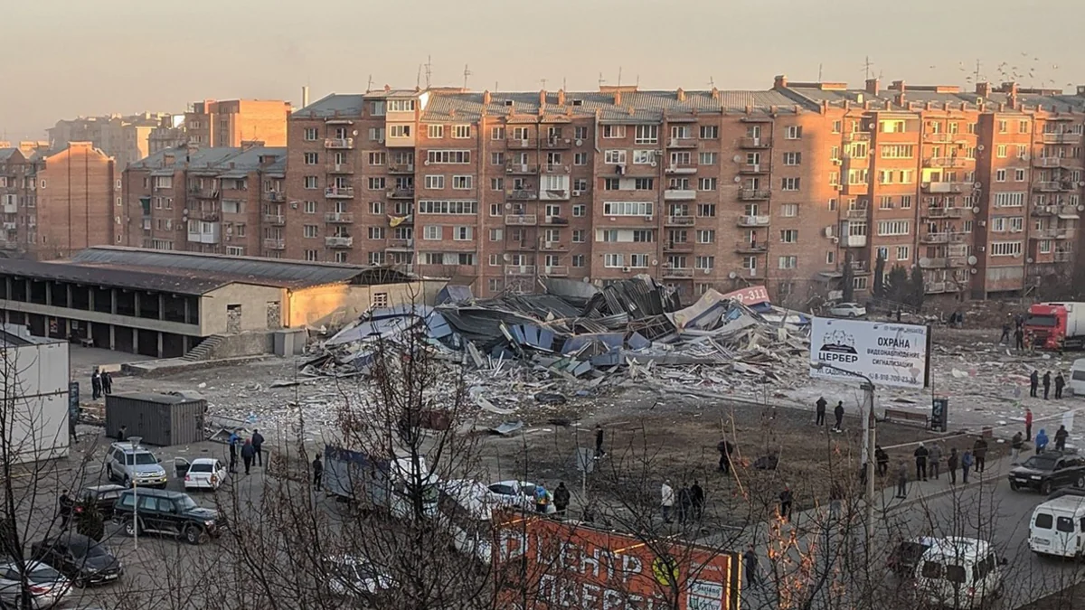 Powerful blast hits Vladikavkaz, Russia
