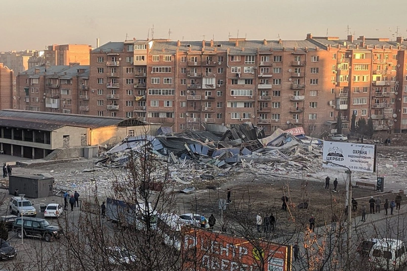 Powerful blast hits Vladikavkaz, Russia