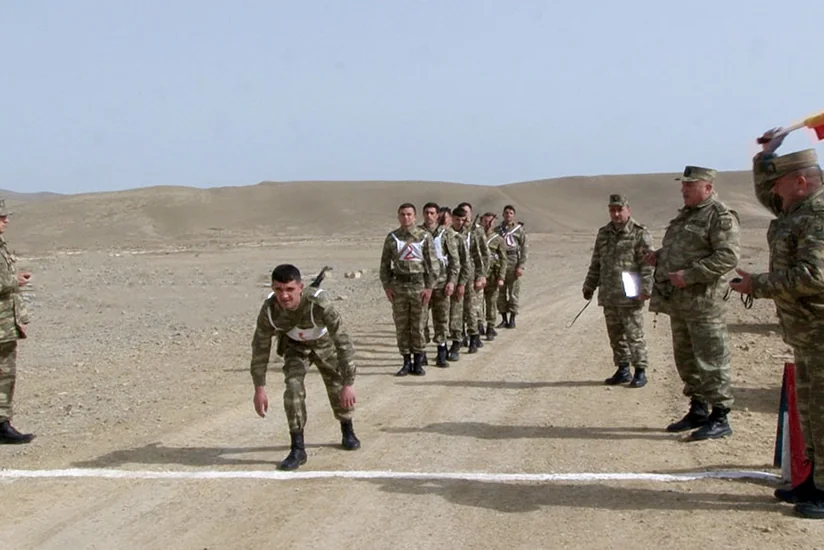 Azerbaijan Army holds paramilitary cross competition