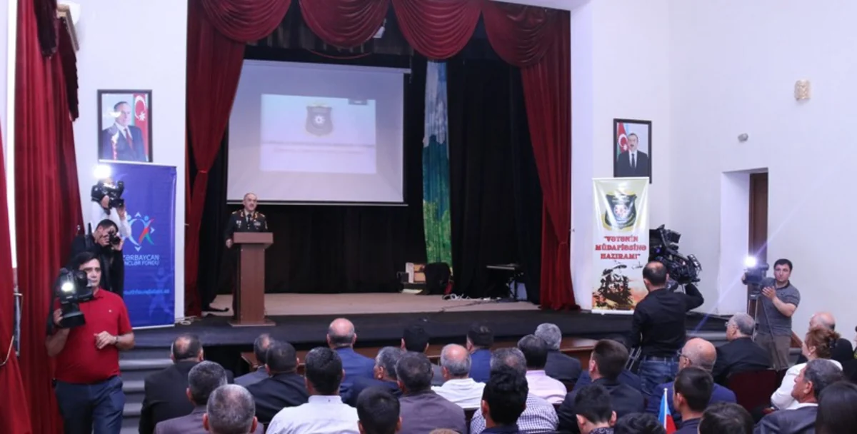 Ağdamda “Vətənin müdafiəsinə hazıram!” devizi altında kütləvi tədbir keçirilib