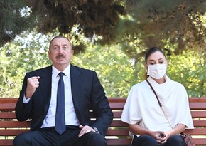 President Ilham Aliyev and Mehriban Aliyeva donate their monthly salary to Armed Forces Relief Fund
