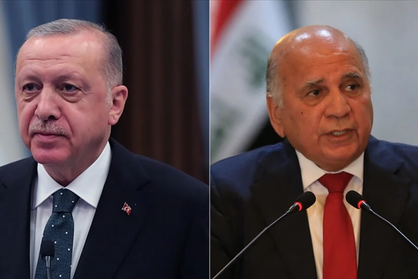 Türkiyə Prezidenti İraqın xarici işlər naziri ilə görüşüb