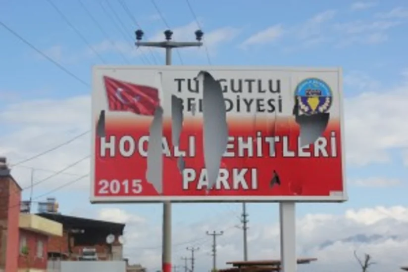 ​Türkiyədəki Xocalı şəhidləri parkının lövhəsi hücuma məruz qalıb