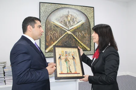 Misir Mədəniyyət Mərkəzinin direktoru Mərkəzi Elmi Kitabxana ilə tanış olub