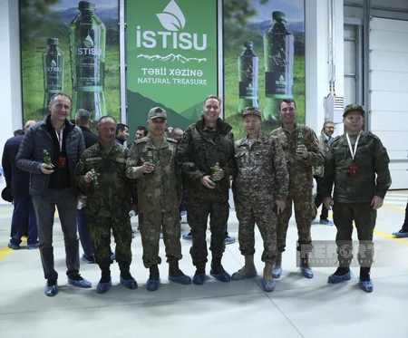 Xarici diplomatlar Kəlbəcərdə “İstisu” mineral su zavodunda olublar