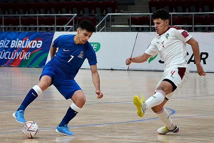 Azərbaycanın futzal üzrə U-19 millisi Mərakeşə uduzub