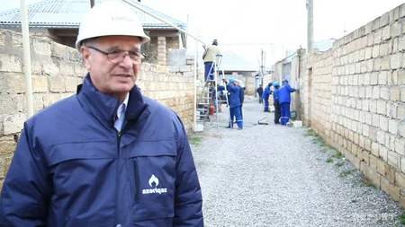 Sumqayıtda qaz kəmərləri yenidən qurulur - VİDEOREPORTAJ