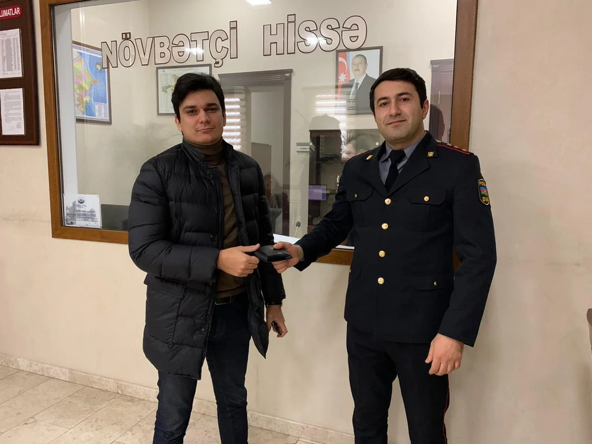 Bakıda yerdən 980 manat tapıldı