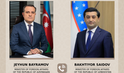Azerbaijani and Uzbek FMs hold phone conversation