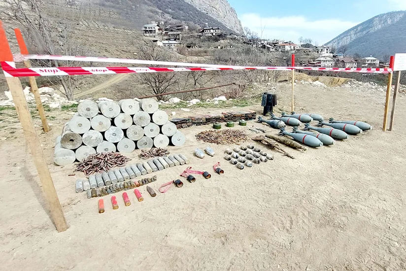 Минобороны обнародовало число мин, обнаруженных на освобожденных территориях