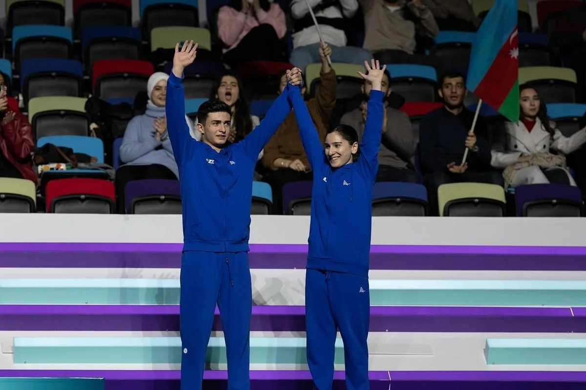 Azərbaycan gimnastı: Bakıdakı Dünya Kubokunda medal qazandığımız üçün çox sevinirik