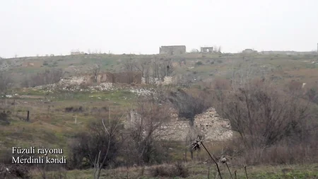 Footage from Merdinli village of Fuzuli