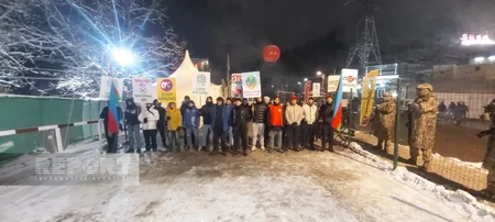 Xankəndi-Laçın yolunda aksiya davam edir, gənclərin əhval-ruhiyyəsi yüksəkdir