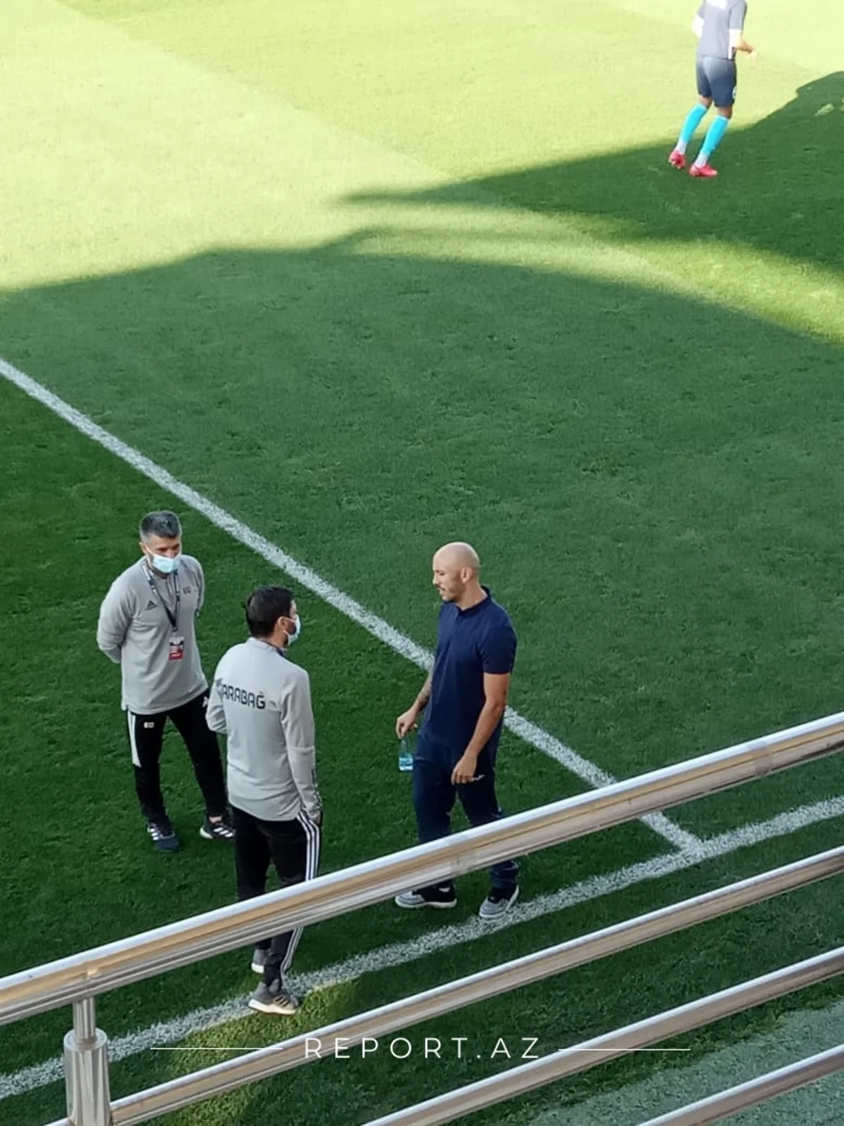 Riçard Almeyda Zirə - Qarabağ oyununda