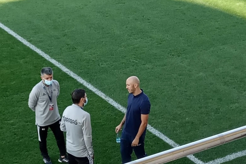 Riçard Almeyda Zirə - Qarabağ oyununda