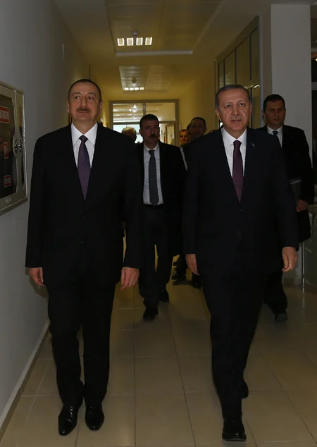 ​Azərbaycan və Türkiyə prezidentləri arasında görüş keçirilib