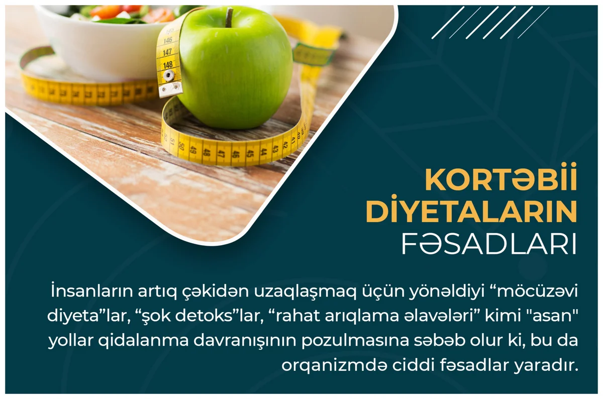 Kortəbii diyetaların fəsadları - MƏQALƏ