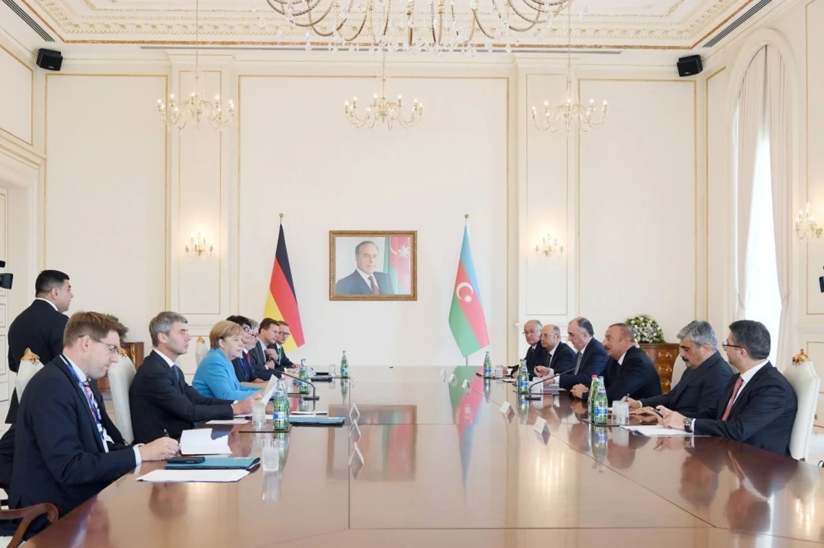 President of Azerbaijan and German Chancellor held expanded meeting