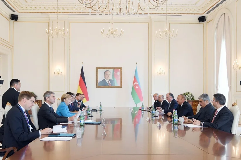 President of Azerbaijan and German Chancellor held expanded meeting