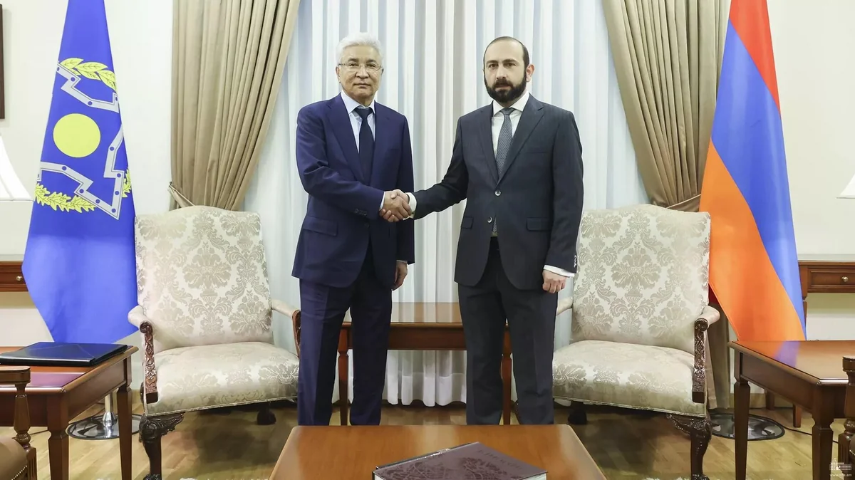 Armenian foreign minister meets with CSTO Secretary General