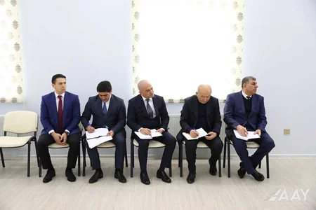 Saleh Məmmədov Naftalanda vətəndaşları qəbul edib