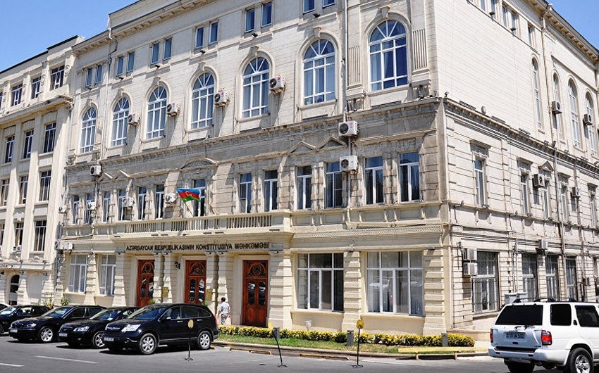 Sədr: Son 20 il ərzində Konstitusiya Məhkəməsinin Plenumu 382 qərar qəbul edib