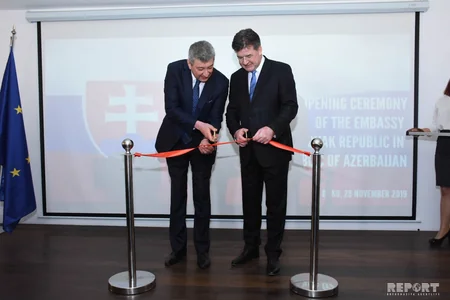 Slovakiyanın Azərbaycandakı səfirliyinin rəsmi açılış mərasimi keçirilib