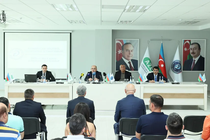 Voleybol Federasiyası ilin ilk yarısının yekunlarına həsr olunan mətbuat konfransı keçirib