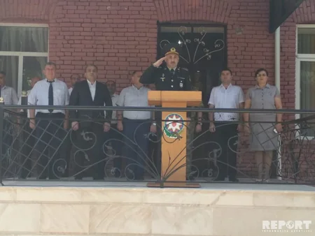 Bərdədə çağırışçı gənclər hərbi xidmətə yola salınıb - FOTO