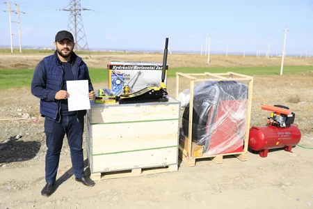 Göygöldə bir qrup Vətən müharibəsi veteranı üçün kiçik bizneslər yaradılıb