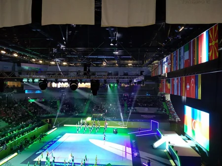Bakıda bədii gimnastika üzrə Avropa çempionatının açılış mərasimi keçirilib