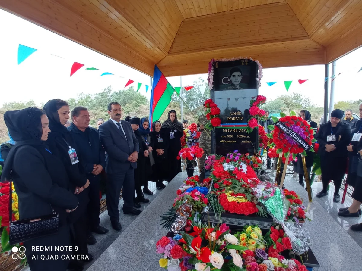 Kürdəmirdə üç şəhidin anım mərasimi keçirilib
