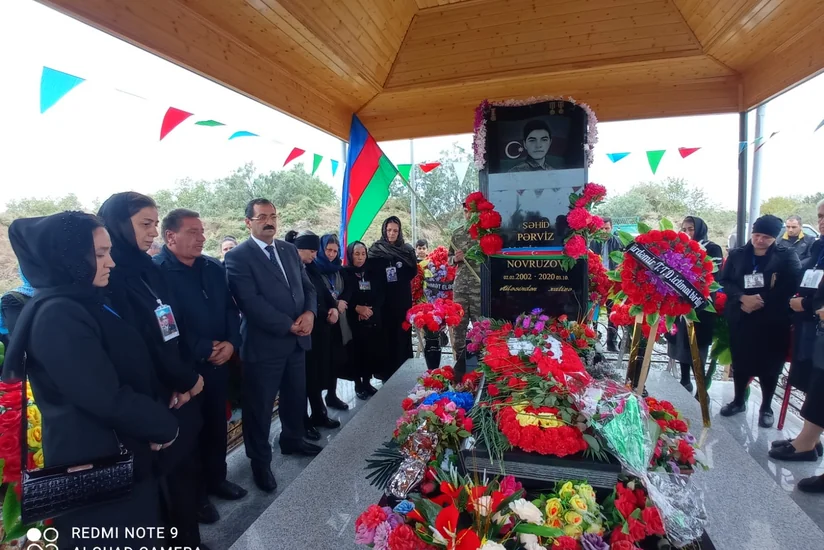 Kürdəmirdə üç şəhidin anım mərasimi keçirilib