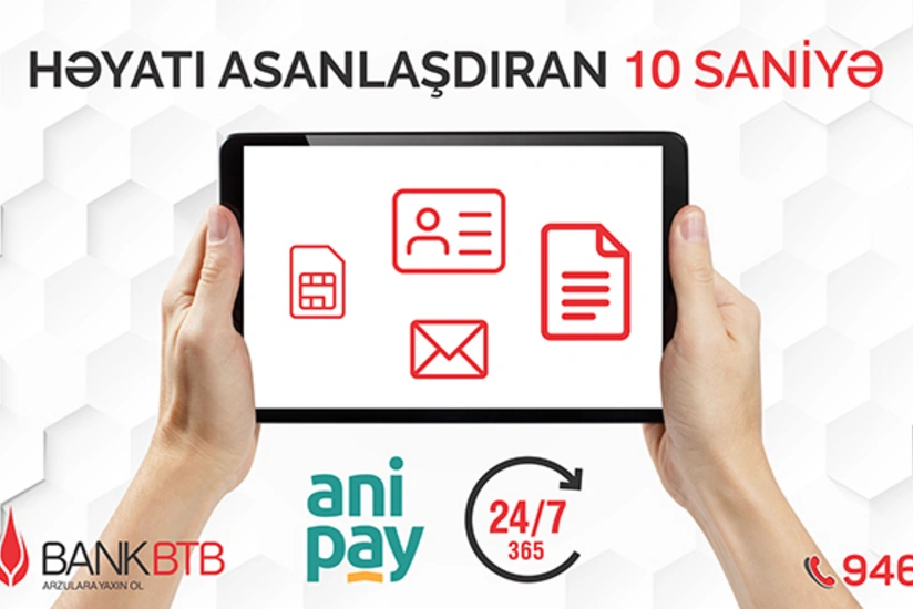 Bank BTB Ani Ödənişlər Sisteminə qoşuldu