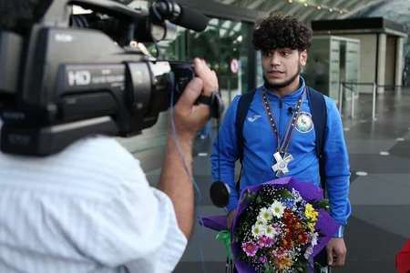 Avropa çempionatında 5 medal qazanan Azərbaycan cüdoçuları Bakıya qayıdıblar