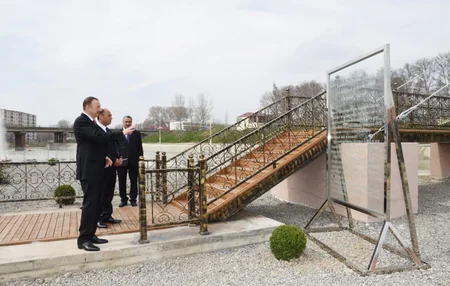 ​Prezident İlham Əliyev Bərdəyə səfər edib